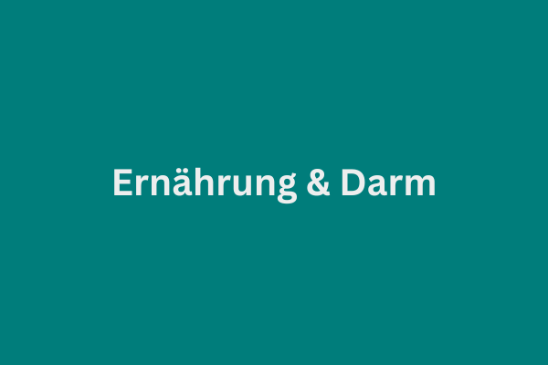 So arbeite ich: Methode 3: Ernährung und Darm