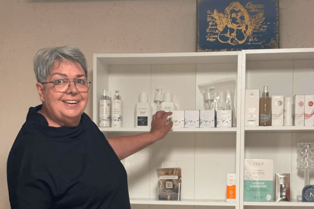 Rosemarie Leidinger und Binella Produkte
